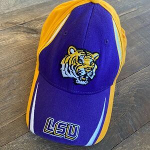 Vintage LSU Tigers Baseball Cap Hat Adjustable VTG Men's One Size OS